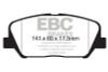 EBC Brakes DP32172C Redstuff Ceramic Low Dust Brake Pads