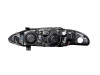 ANZO For 1997-1999 Mitsubishi Eclipse Projector Headlights w/ Halo Black G2