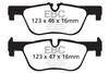 EBC DP22132 Greenstuff Brake Pad Sets- DP22132