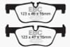 EBC DP22132 Greenstuff Brake Pad Sets- DP22132