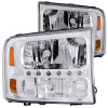 Anzo USA 111088 Crystal Headlight Set