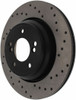 StopTech 128.34054R Sport Cross-Drilled Disc Brake Rotor Fits 00-06 M3 M5
