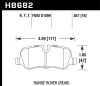 Hawk Performance HB682Z.657 Performance Ceramic Disc Brake Pad