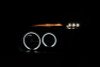 ANZO For 1995-2001 Ford Explorer Projector Headlights w/ Halo Black 1 pc