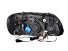ANZO For 1995-2001 Ford Explorer Projector Headlights w/ Halo Black 1 pc