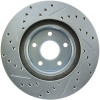 StopTech 227.47012L Select Sport Cross-Drilled And Slotted Disc Brake Rotor