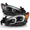 Anzo USA 121516 Projector Headlight Set Fits 14-15 6