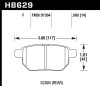 Hawk Performance HB629F.565 HPS Disc Brake Pad