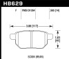Hawk Performance HB629F.565 HPS Disc Brake Pad