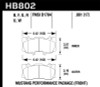 Hawk Performance HB802N.661 HP Plus Disc Brake Pad Fits 15-19 Mustang