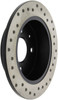 StopTech 128.40017R Sport Cross-Drilled Disc Brake Rotor