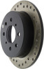 StopTech 128.40017R Sport Cross-Drilled Disc Brake Rotor