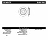 StopTech 128.40017R Sport Cross-Drilled Disc Brake Rotor