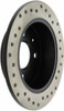 StopTech 128.40017R Sport Cross-Drilled Disc Brake Rotor