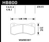 Hawk Performance HB800Z.670 Performance Ceramic Disc Brake Pad