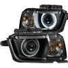 ANZO For 2010-2013 Chevrolet Camaro Projector Headlights w/ Halo Black (CCFL)