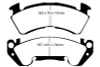 EBC DP21147 Greenstuff Brake Pad Sets- DP21147