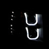 ANZO For 2007-2013 Chevrolet Silverado 1500 Projector Headlights w/ U-Bar Black