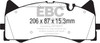 EBC DP42298R Yellowstuff Brake Pad Sets- DP42298R