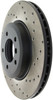 StopTech 128.34052L Sport Cross-Drilled Disc Brake Rotor