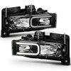 Anzo USA 111498 Crystal Headlight Set