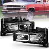 Anzo USA 111498 Crystal Headlight Set