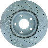 StopTech 227.42074R Select Sport Cross-Drilled And Slotted Disc Brake Rotor