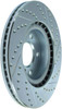 StopTech 227.42074R Select Sport Cross-Drilled And Slotted Disc Brake Rotor