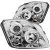 ANZO For 1997-2001 Honda Prelude Projector Headlights w/ Halo Chrome w/ LED