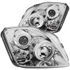 ANZO For 1997-2001 Honda Prelude Projector Headlights w/ Halo Chrome w/ LED