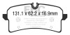 EBC DP42204R Yellowstuff Brake Pad Sets- DP42204R