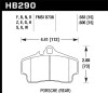 Hawk Performance HB290F.606 HPS Disc Brake Pad Fits 97-08 911 Boxster