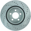 StopTech 227.63059R Select Sport Cross-Drilled And Slotted Disc Brake Rotor