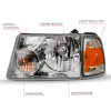 Anzo USA 111484 Crystal Headlight Set Fits 01-11 Ranger