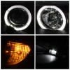Spyder Auto 5077141 Halo LED Projector Headlights Fits 04-06 325Ci 330Ci