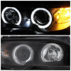 Spyder Auto 5077141 Halo LED Projector Headlights Fits 04-06 325Ci 330Ci
