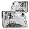 ANZO For 1993-1997 Ford Ranger Crystal Headlights Chrome