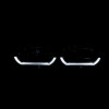 ANZO For 1988-1998 Chevrolet C1500 Crystal Headlights Black w/ Low - Brow