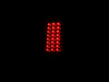 ANZO For 2008-2015 Ford F-250 LED Taillights Black