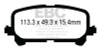 EBC UD1724 Ultimax2 Brake Pad Sets- UD1724