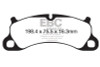 EBC Brakes DP52144NDX Bluestuff NDX Full Race Brake Pads Fits 13-15 911