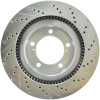 StopTech 227.44156R Select Sport Cross-Drilled And Slotted Disc Brake Rotor