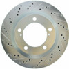 StopTech 227.44156R Select Sport Cross-Drilled And Slotted Disc Brake Rotor