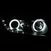 Anzo USA 121454 Projector Headlight Set w/Halo Fits 06-11 Civic