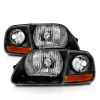 Anzo USA 111460 Crystal Headlight Set Fits 97-03 F-150