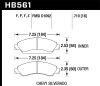 Hawk Performance HB561P.710 SuperDuty Disc Brake Pad