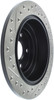 StopTech 127.47011L Sport Cross-Drilled And Slotted Disc Brake Rotor