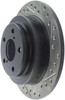 StopTech 127.47011L Sport Cross-Drilled And Slotted Disc Brake Rotor