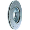 StopTech 227.33098R Select Sport Cross-Drilled And Slotted Disc Brake Rotor