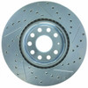 StopTech 227.33098R Select Sport Cross-Drilled And Slotted Disc Brake Rotor